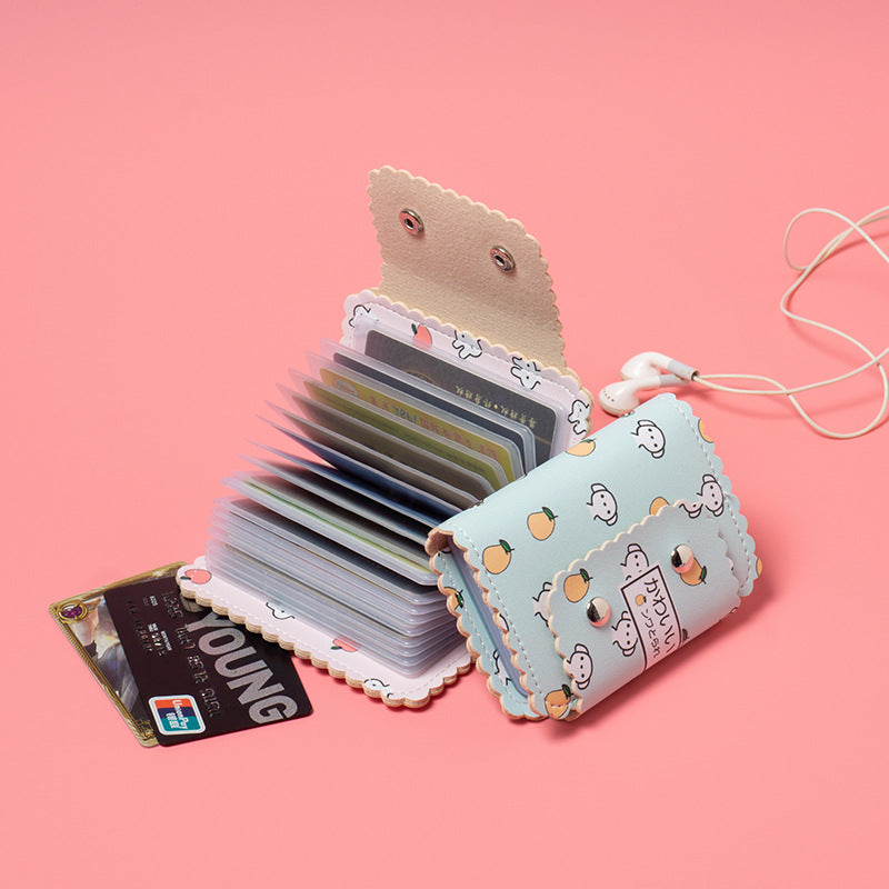 Creative Large Capacity Multiple Slots Cute Card Holder