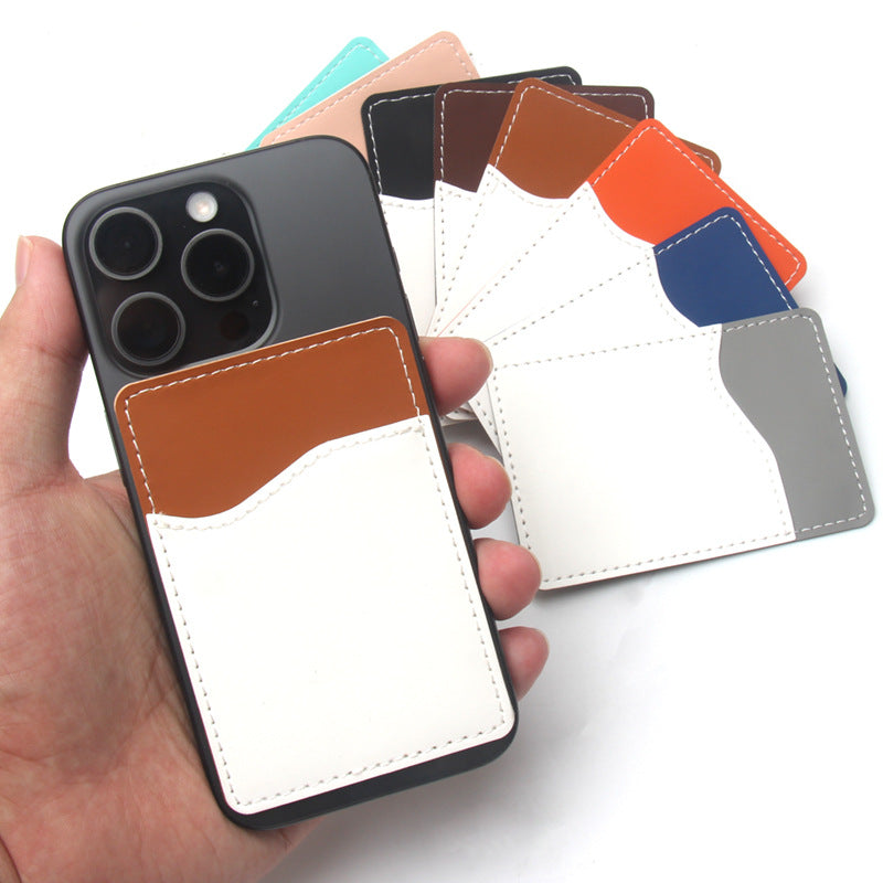 White Blank Mobile Back Sticker Cover Card Holder