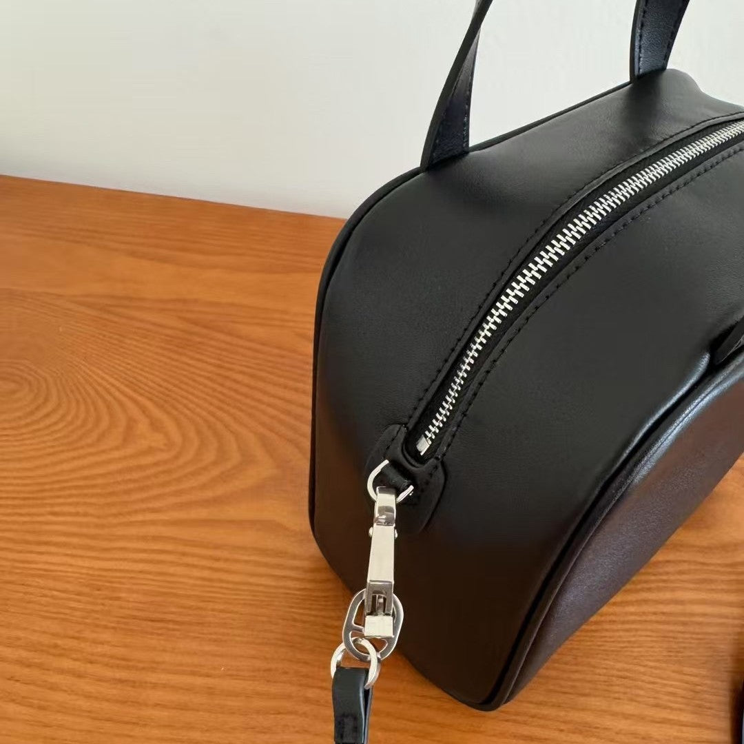 Women's Layer Cowhide Minimalist Fashion Tops Handbags