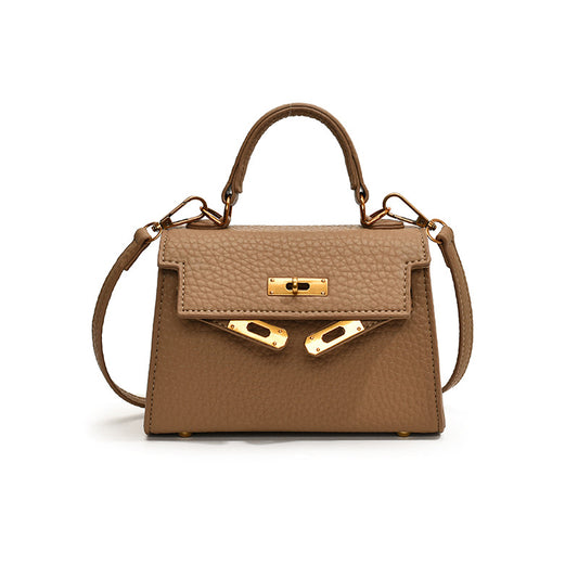 Women's Fashion Advanced Texture Niche Portable Kelly Shoulder Bags