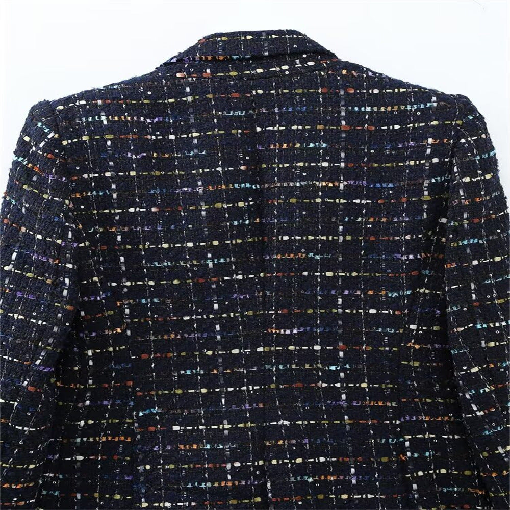 Women's Fashion Commuter Casual Loose Black Color Blazers