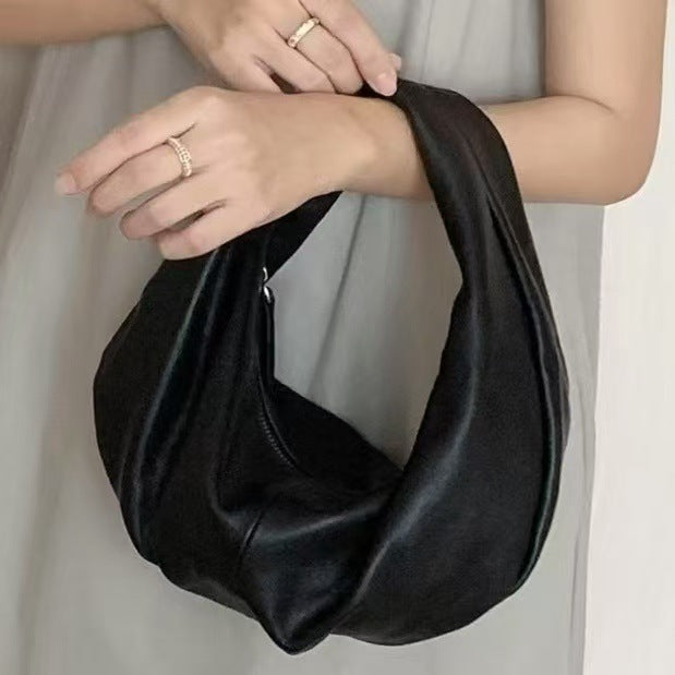 Women's Sheepskin Cloud Genuine Leather High-grade Portable Small Square Bags