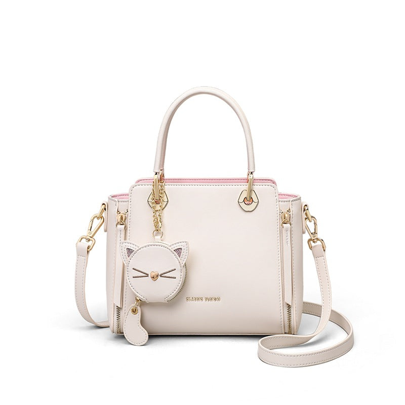 Women's Spring Genuine Leather Light Luxury Minority Handbags