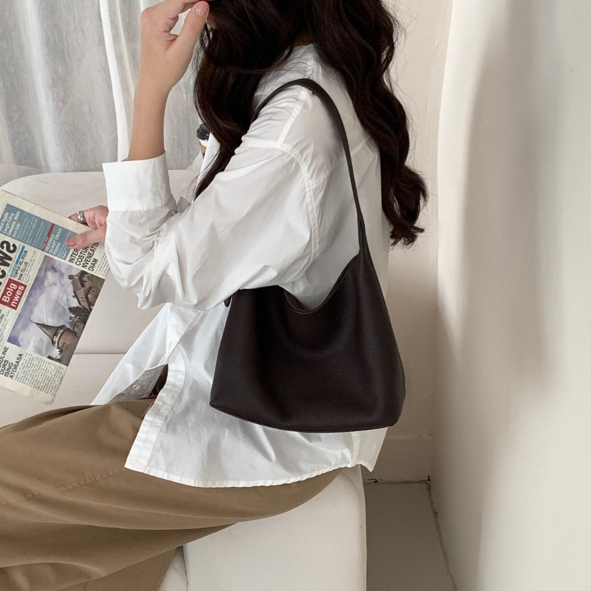 Unique Women's Commuter Large Portable Underarm Armpit Bags