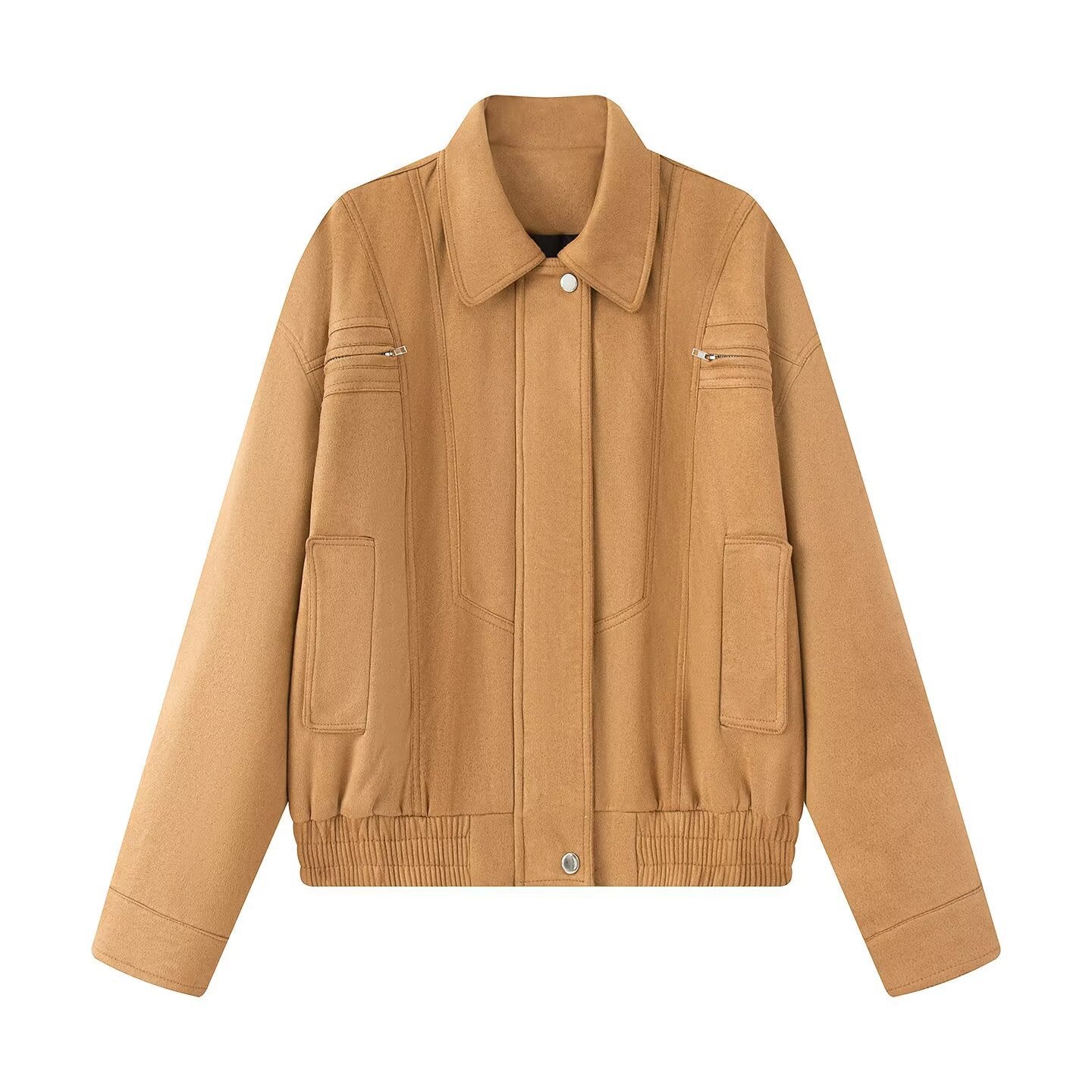 Women's Slouchy American Retro Fashion Motorcycle Jackets