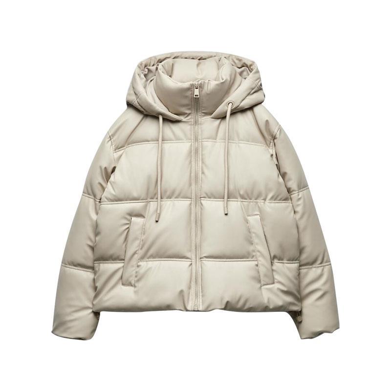 Women's Autumn Pure Color Warm Faux Leather Coats