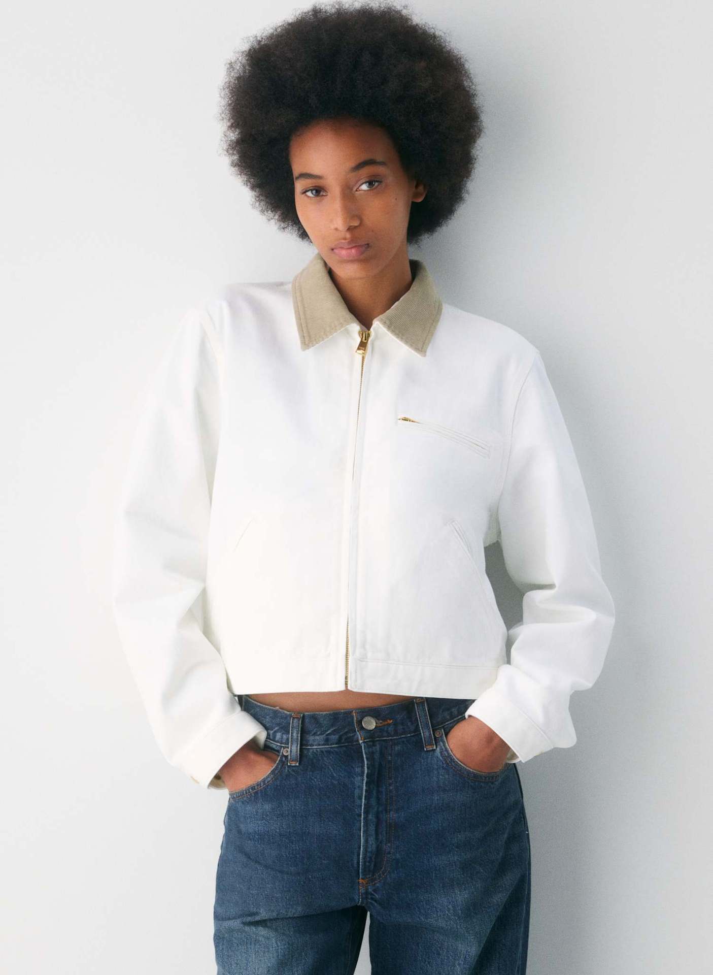 Women's Attractive American Vintage Overalls Simple Coats
