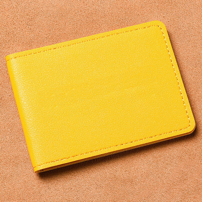 Blank Color Driving License Leather Protective Id Package