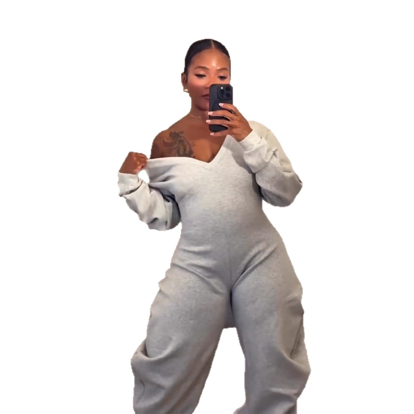 Popular Women's Long Sleeve Sweatshirt Sexy Women's Jumpsuit/clothing