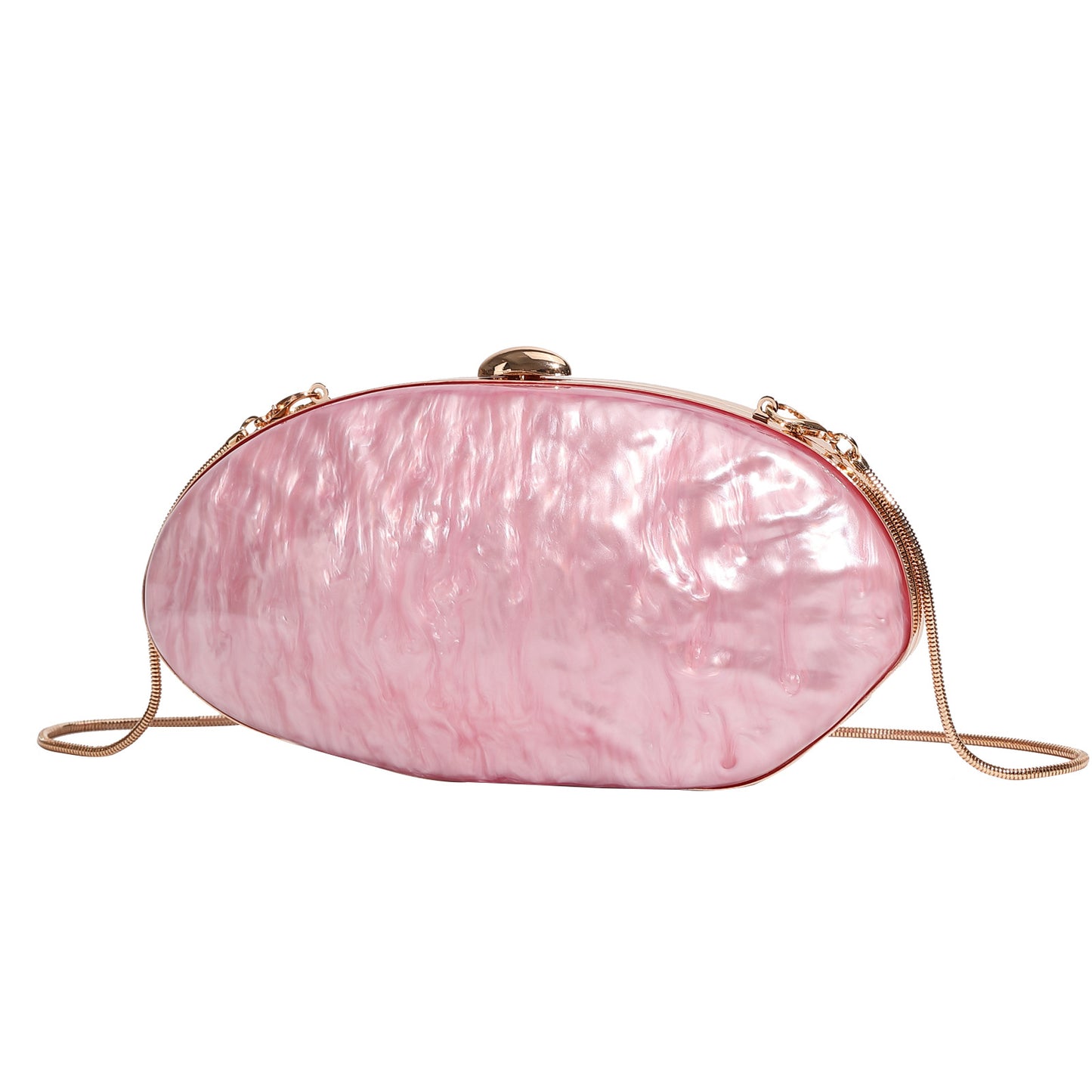 Women's Egg Acrylic Clutch Dinner Banquet Evening Bags
