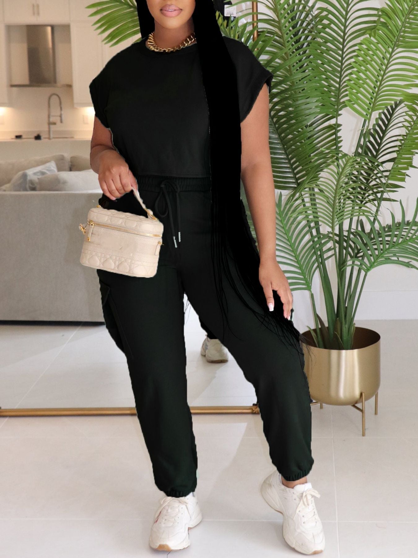 Classic New Women's Solid Color Trousers Suits