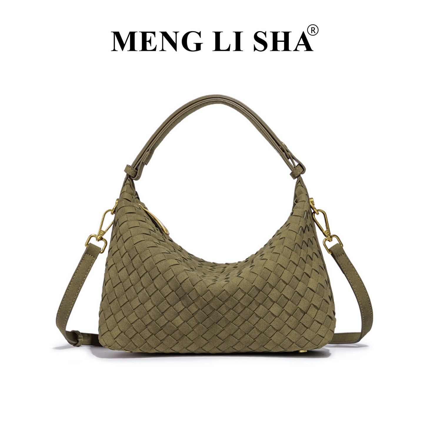 Women's Frosted Vintage Hand-woven Lunch Box Fashion Bags