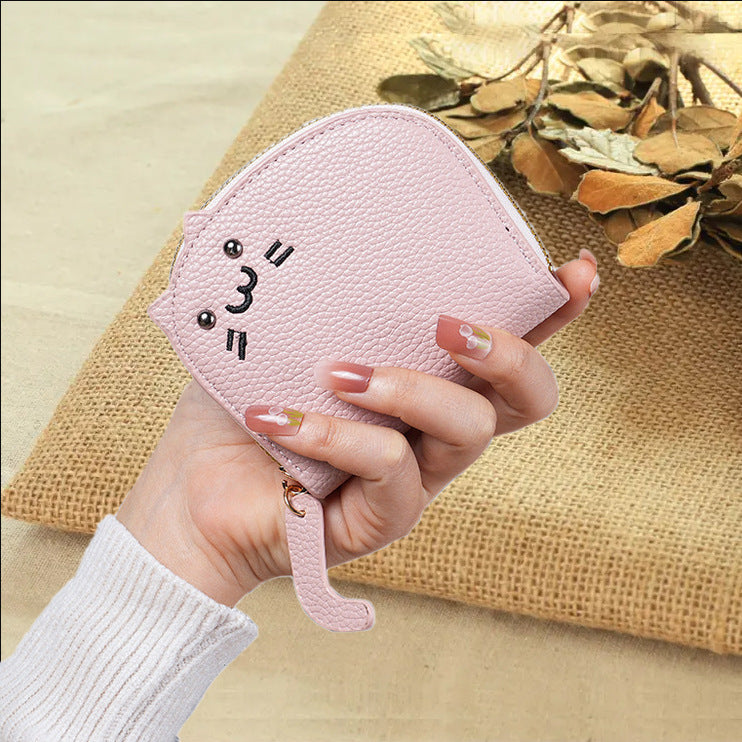 Korean Style Princess Cute Fashion Cat Card Holder