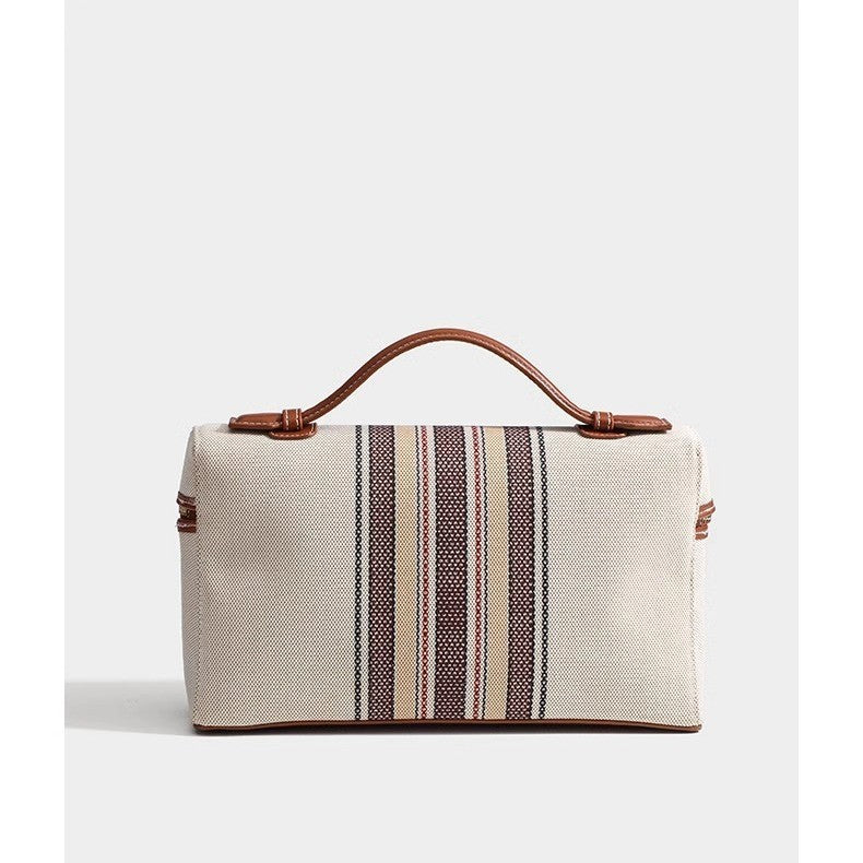 Lunch Box High Sense Contrast Color Small Square Bags