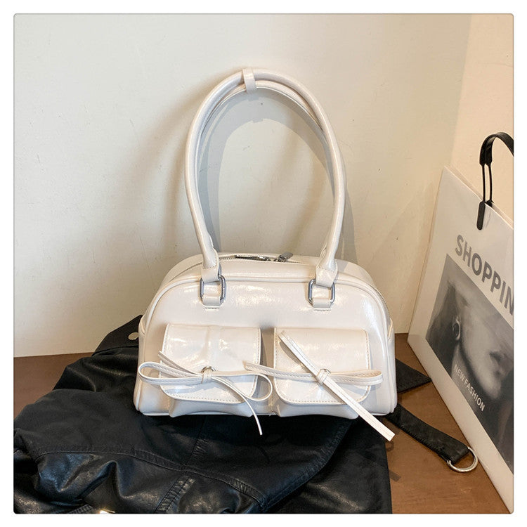 Women's Large Capacity Ballet Bow Underarm Shoulder Bags