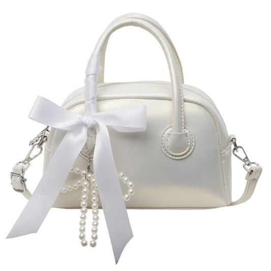 Women's Korean Style Portable Bowling Fashion Pillow Crossbody Bags