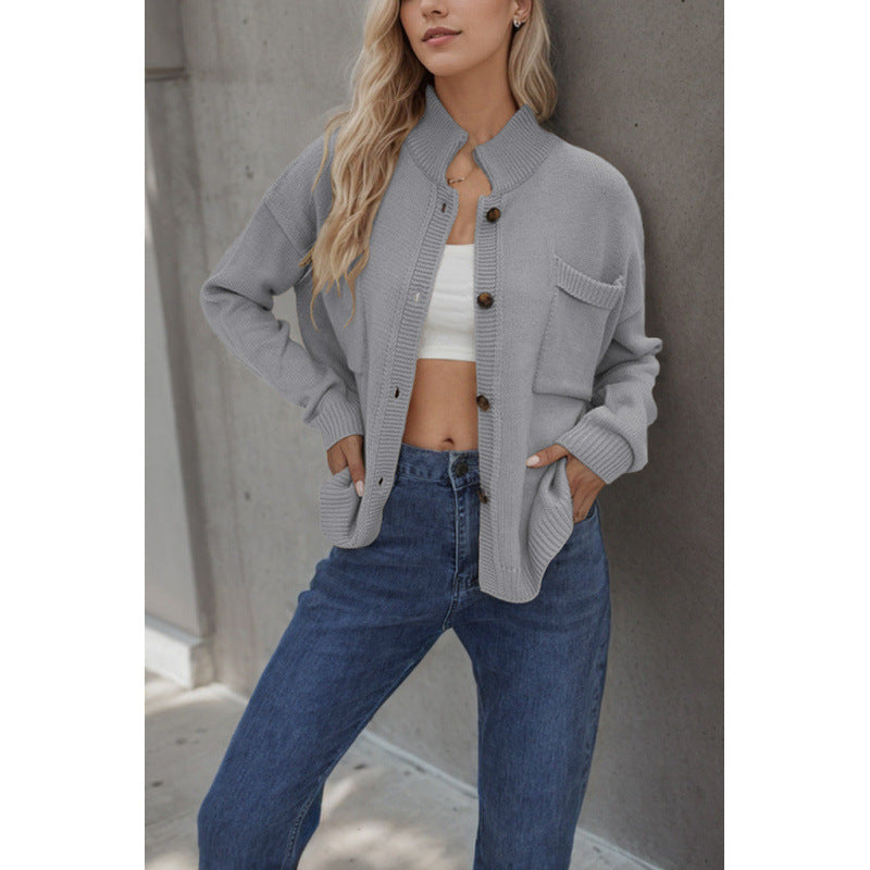 Women's New Classic Beautiful Button Baggy Sweaters