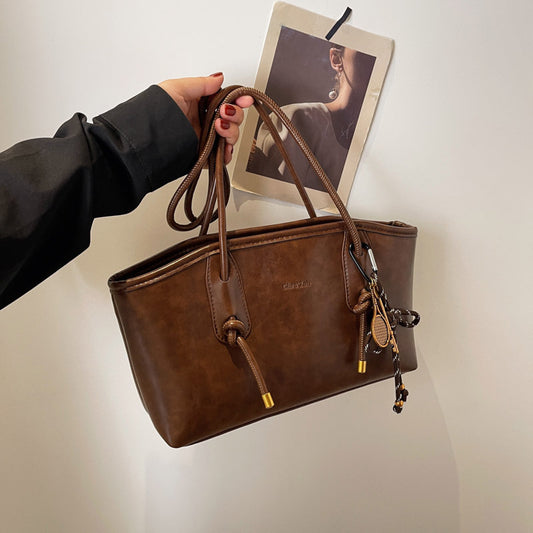 Women's Commuter Retro Fashion Texture Easy Matching Bags