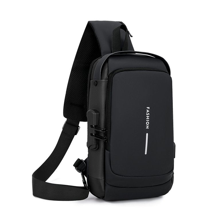 Men's Pretty Stylish Multifunctional Charging Port Men's Chest Bags