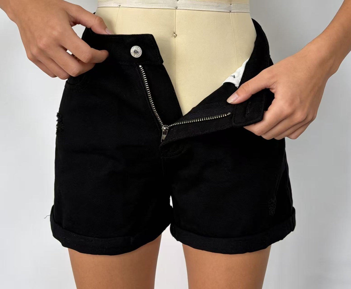 Women's Leg Denim Hot Summer High Waist Loose Slimming Women's Jeans