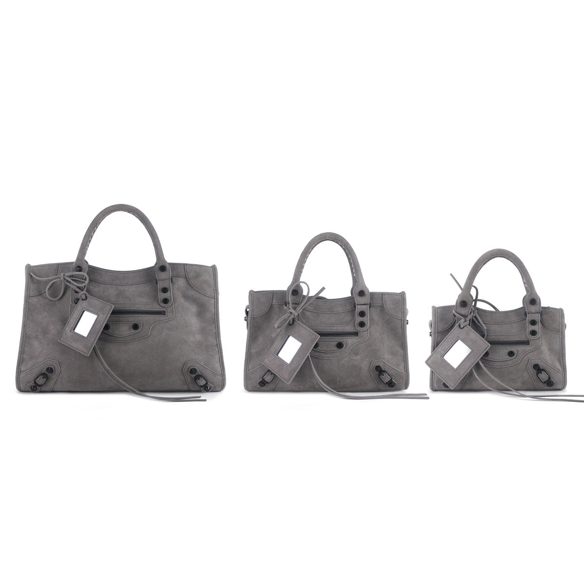 High-grade Rivet Motorcycle Large Capacity Hot Handbags