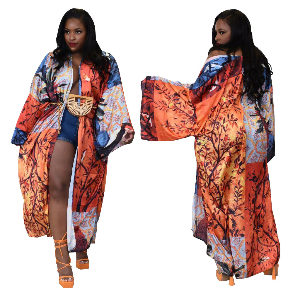 Women's Artificial Silk Fashion Casual Trench Coats