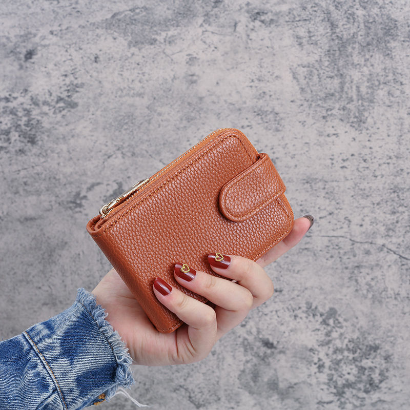 Women's & Men's & Swiping Multiple Slots Large Capacity Card Holder