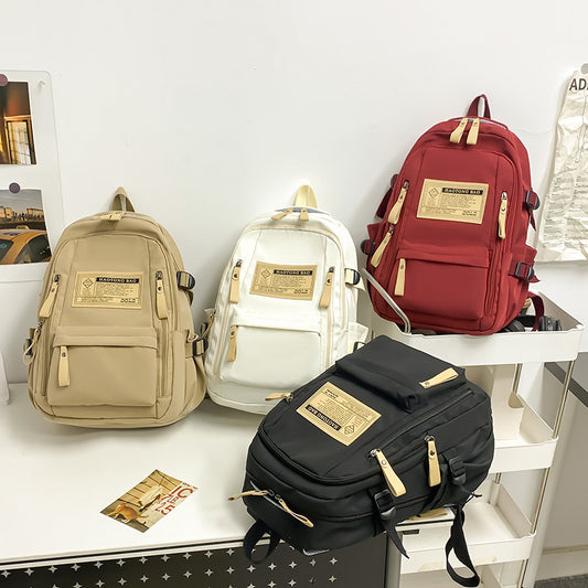 Women's Korean Style High College Simple Fashion Backpacks