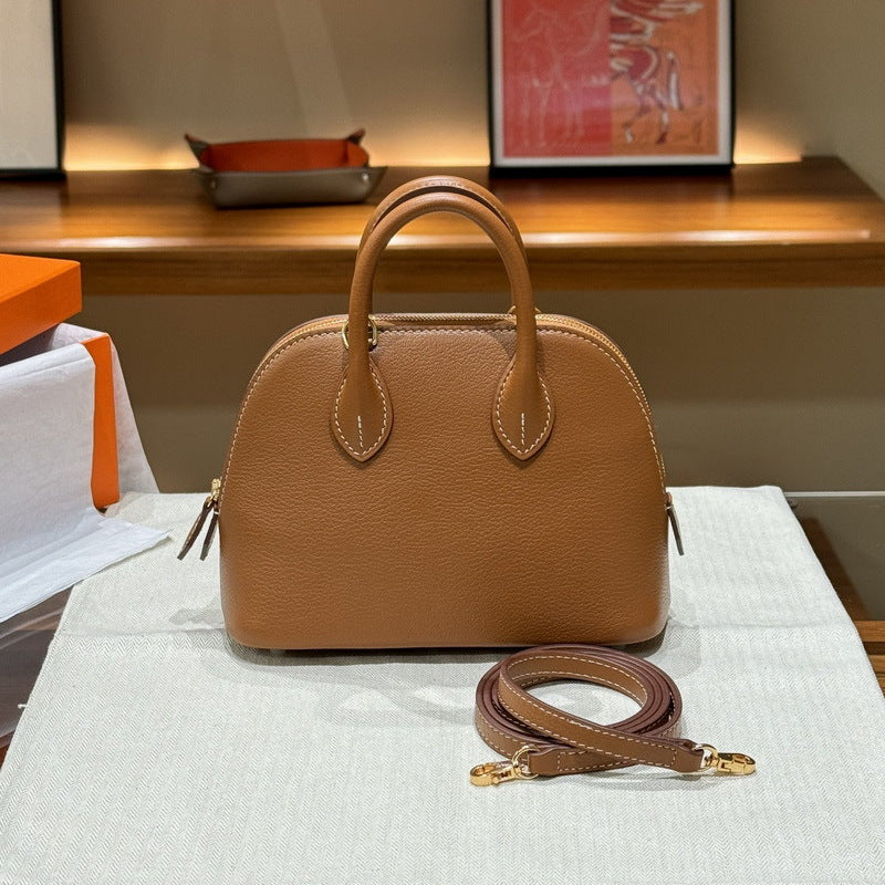 Women's First Layer Cowhide Sheep Pattern Mini Handbags