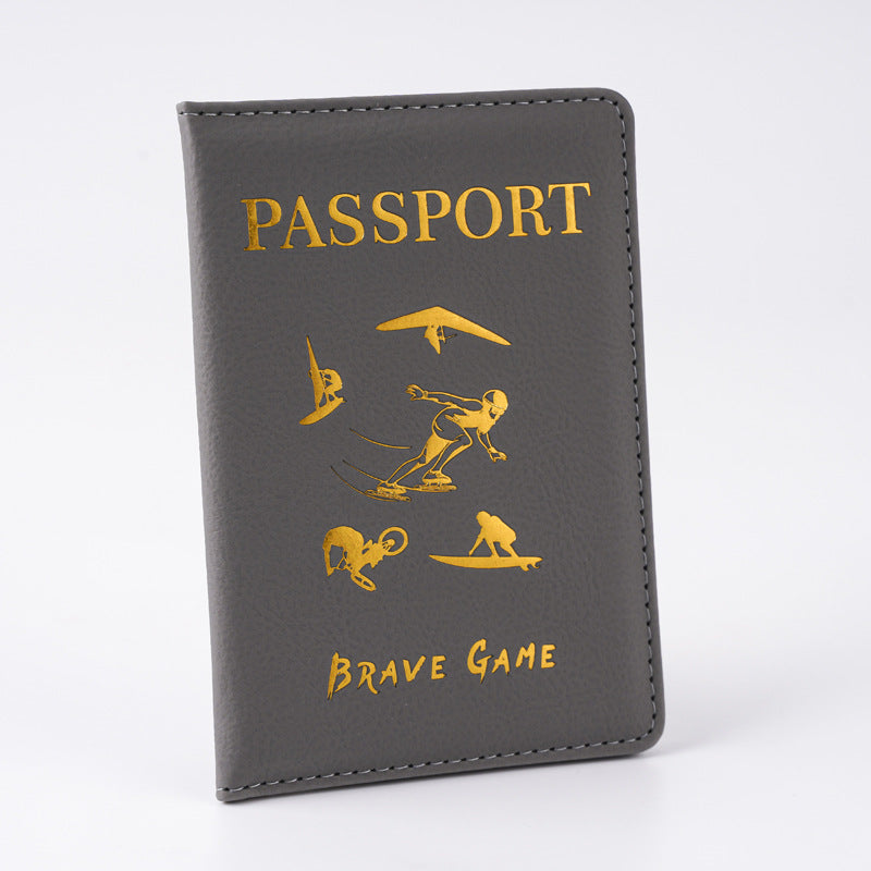 Power Creative Gilding Passport Cover Credentials Card Holder
