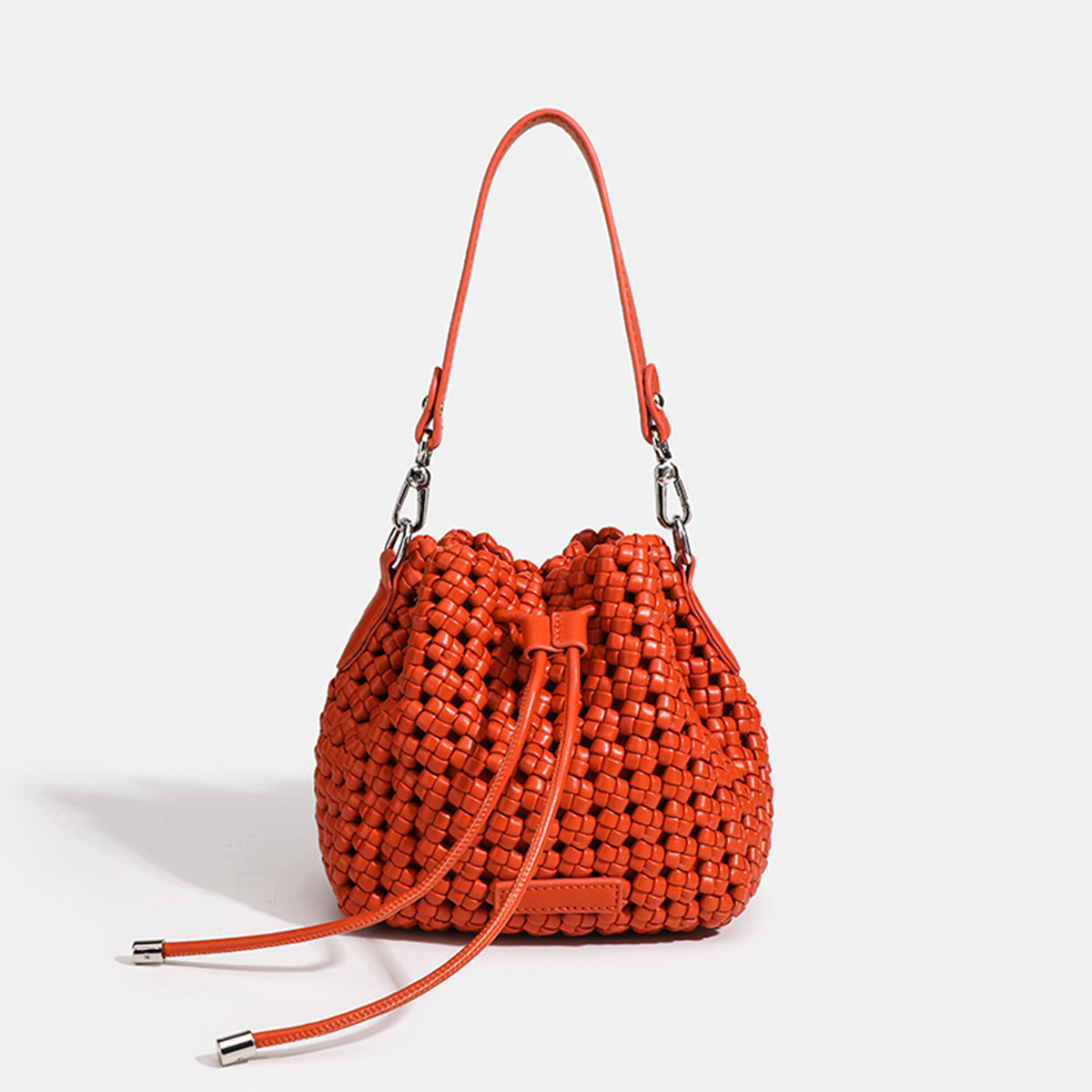 Women's Woven Drawstring Cross Body High-grade Bags