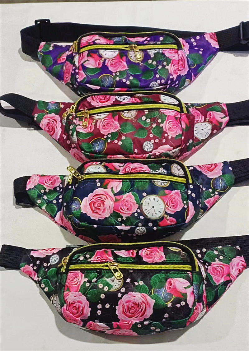 Women's Composite Cloth Zipper Fashion Advertising Gift Men's Waist Packs