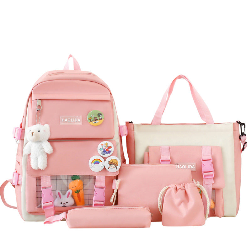 Set Primary Grade To Female Cute Backpacks