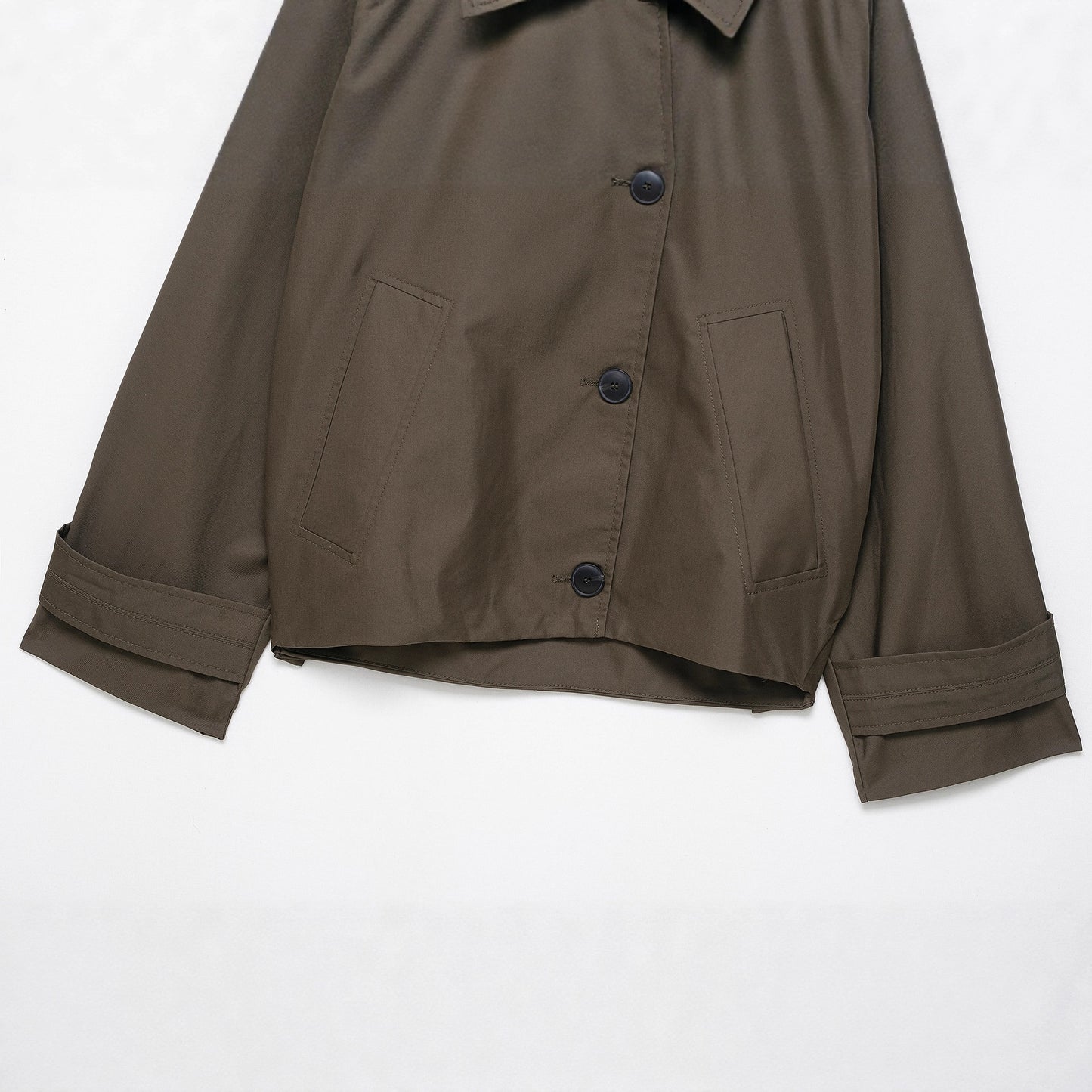 Autumn Waterproof Lapel Hooded Loose Trench Coats