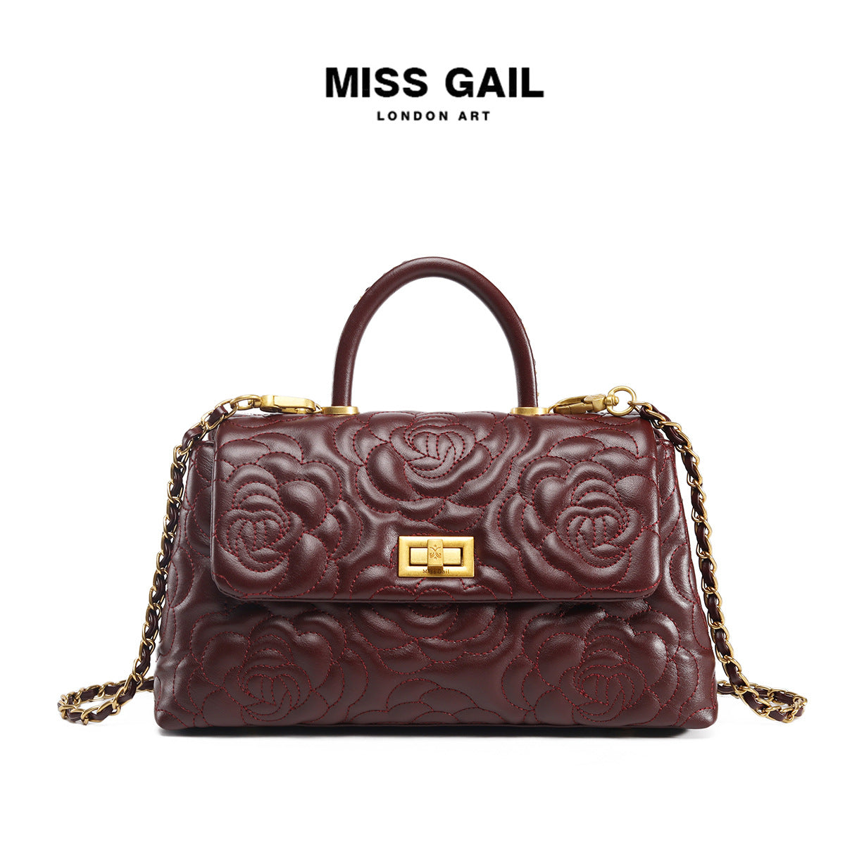 Slouchy Classy Camellia Stylish Elegant Chain Bags