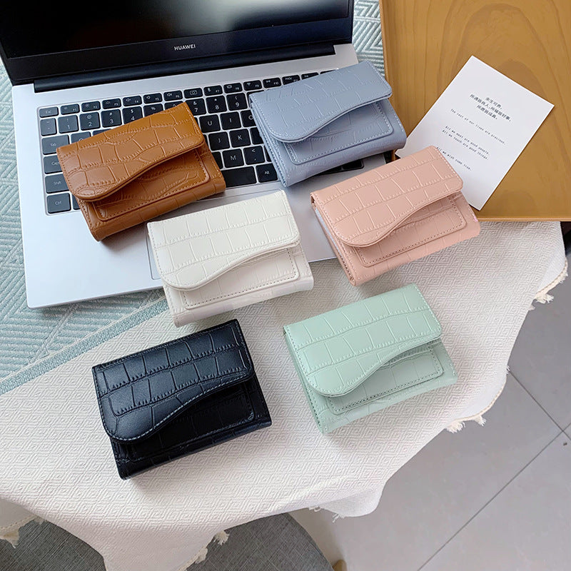 Classy Women's Korean Short Chic Zipper Ladies Wallets