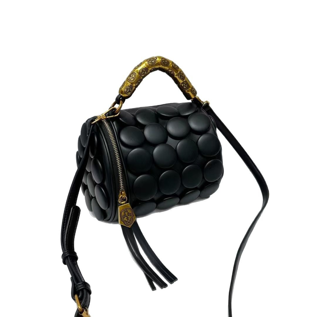 Cool Comfortable Women's Retro Fashion Cylinder Small Square Bags