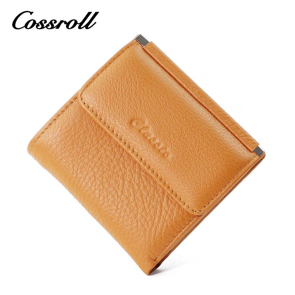Women's Genuine Leather High-grade Short First Layer Ladies Wallets