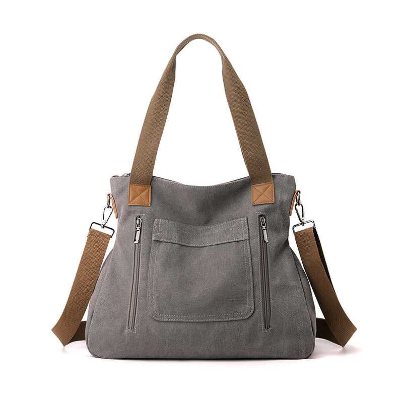 Women's Canvas Korean Fashion Large Capacity Handbags