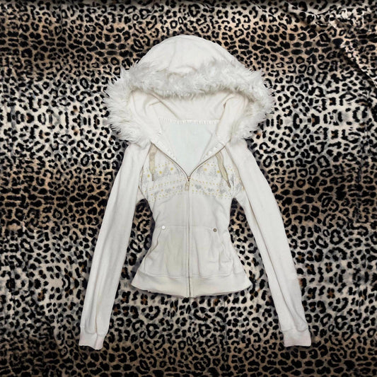 Women's Street Style Design Punk Zipper Plush Coats