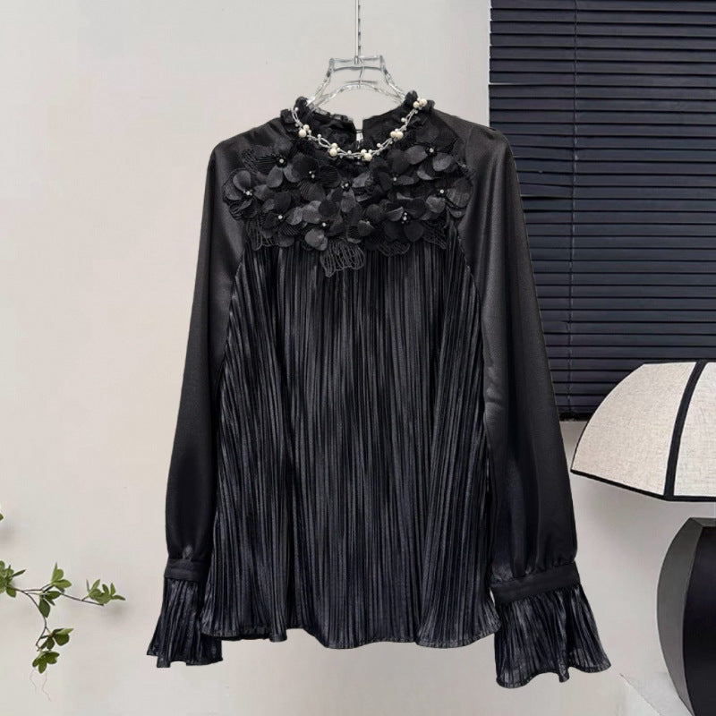 Women's Of Design Western Beautiful Flower Fashion Tassel Blouses