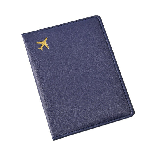 Aircraft Leather Passport Foreskin Can Be Set Card Holder