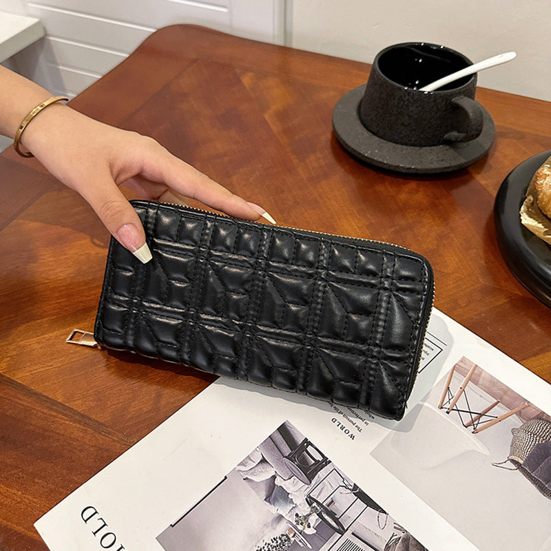 Long Fashion Simple Clutch Classic Style Ladies Wallets