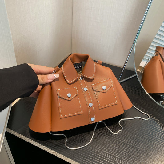 Women's Niche Personality Design Fashion Shirt Summer Crossbody Bags