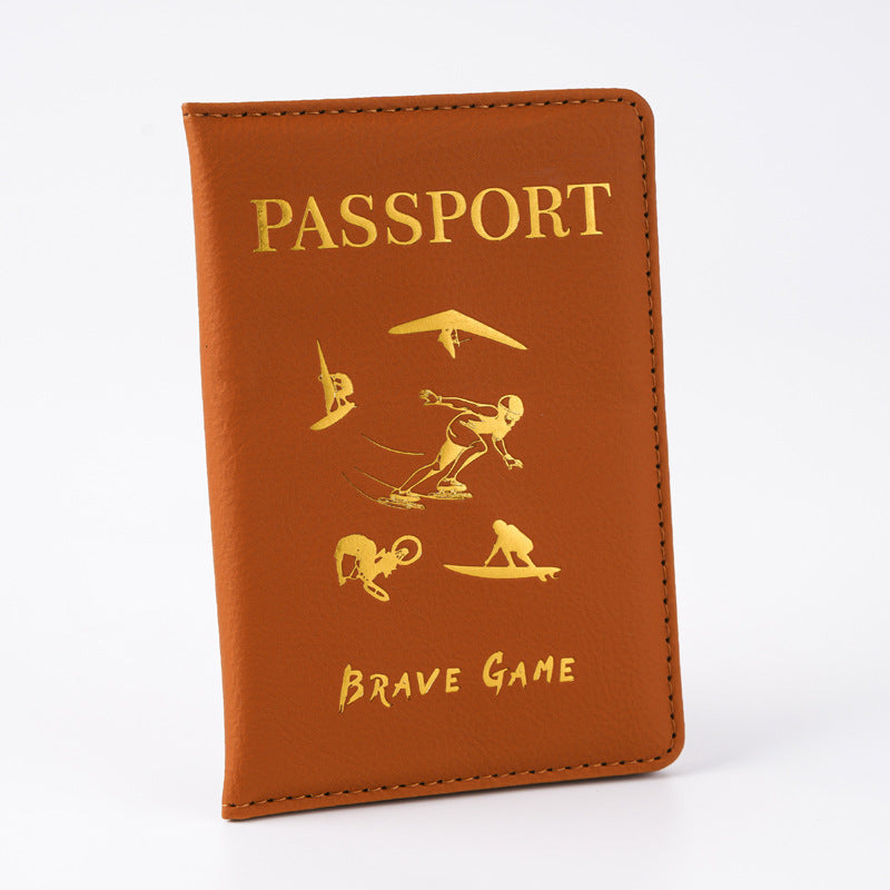Power Creative Gilding Passport Cover Credentials Card Holder