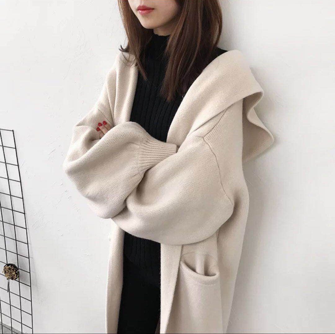 Women's Korean Idle Style Gentle Knitted Long Sweaters