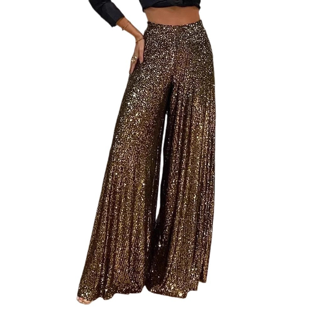 Women's Solid Color Female High Waist Pants