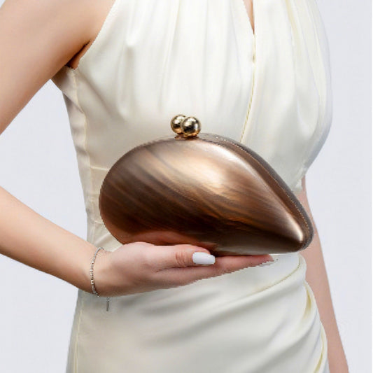 Clutch Solid Color Acrylic Long Chain Evening Bags