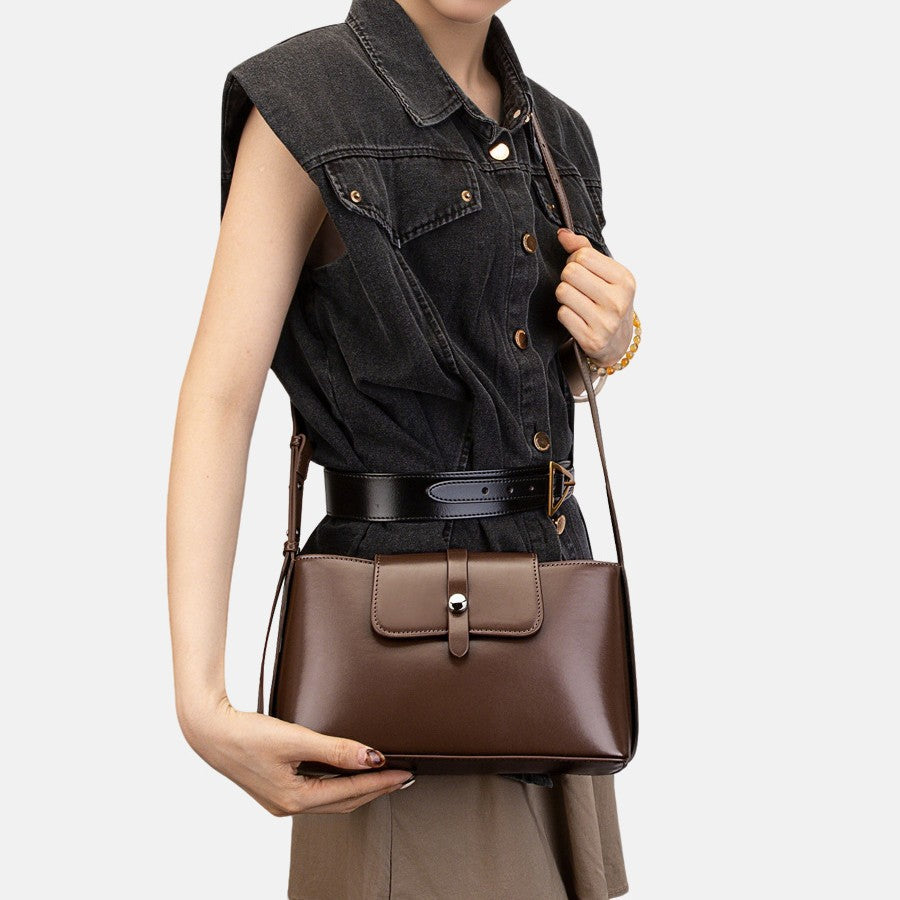 Women's Niche Underarm Genuine Leather High-grade Bags