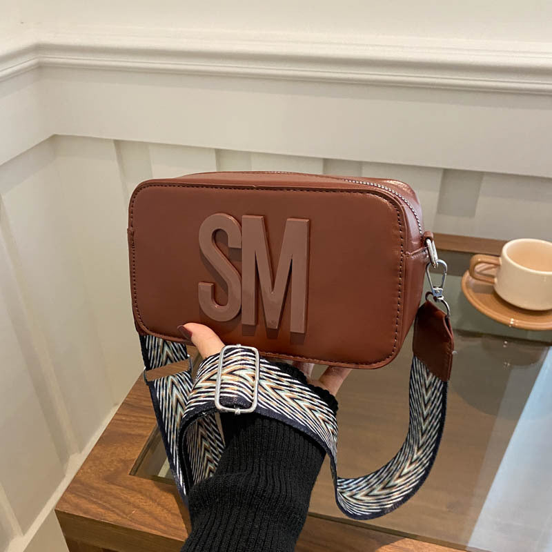 Women's Creative Versatile Autumn Simple Letter Shoulder Bags